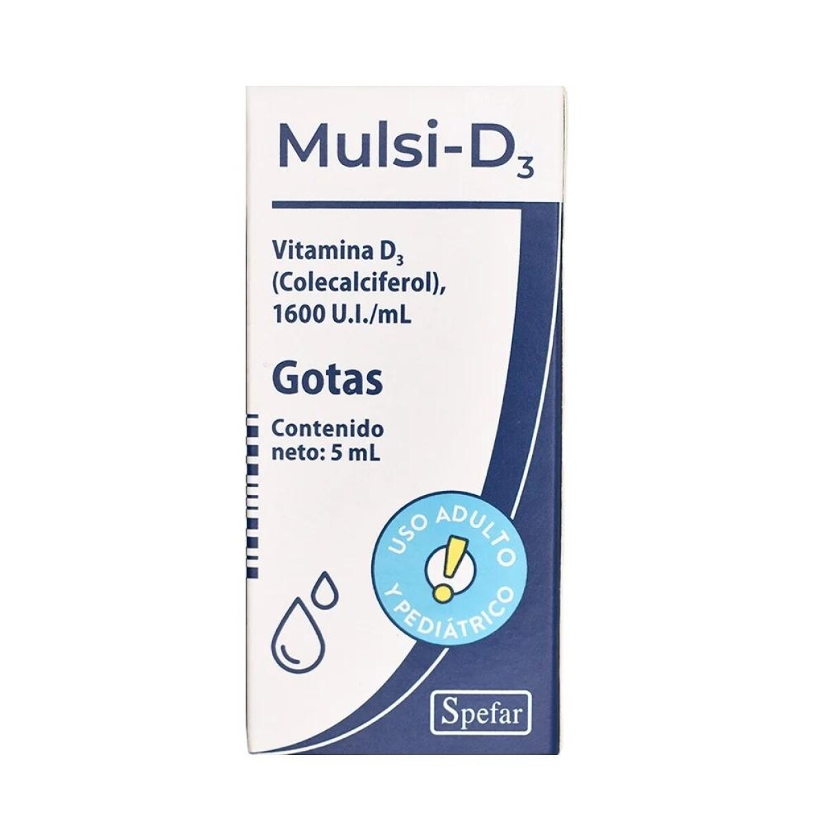 Mulsi D3 Gotas 5 ml - Spefar 