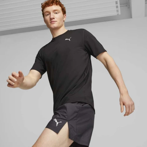 Run Cloudspun SS Tee - Hombre Black