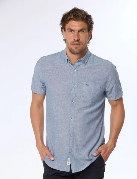 CAMISA DE LINO Denim