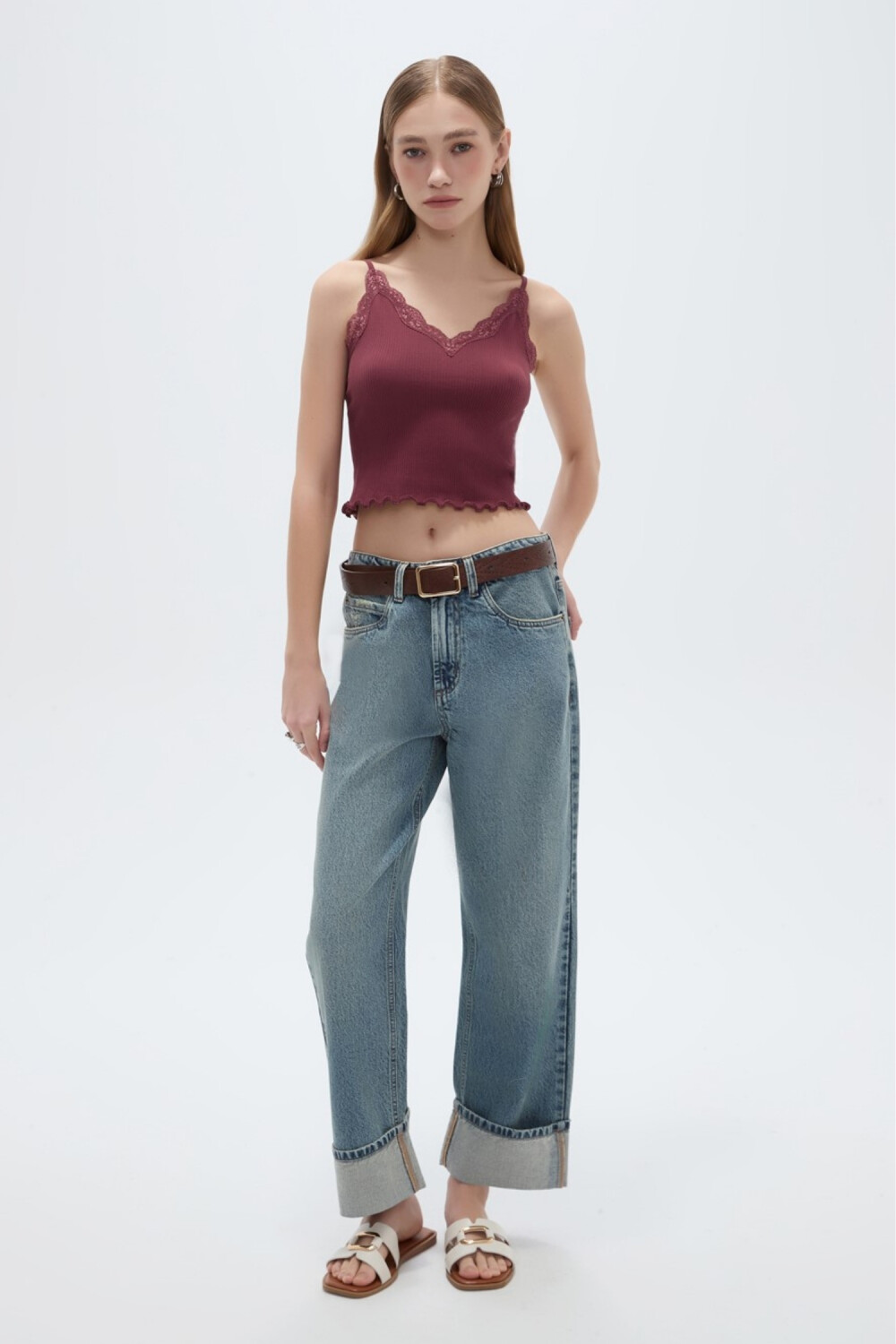 Pantalon Zimo Azul Grisaceo