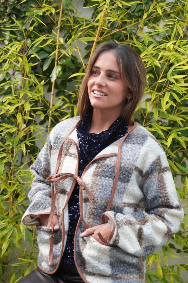 Field Coat Blanco / Gris