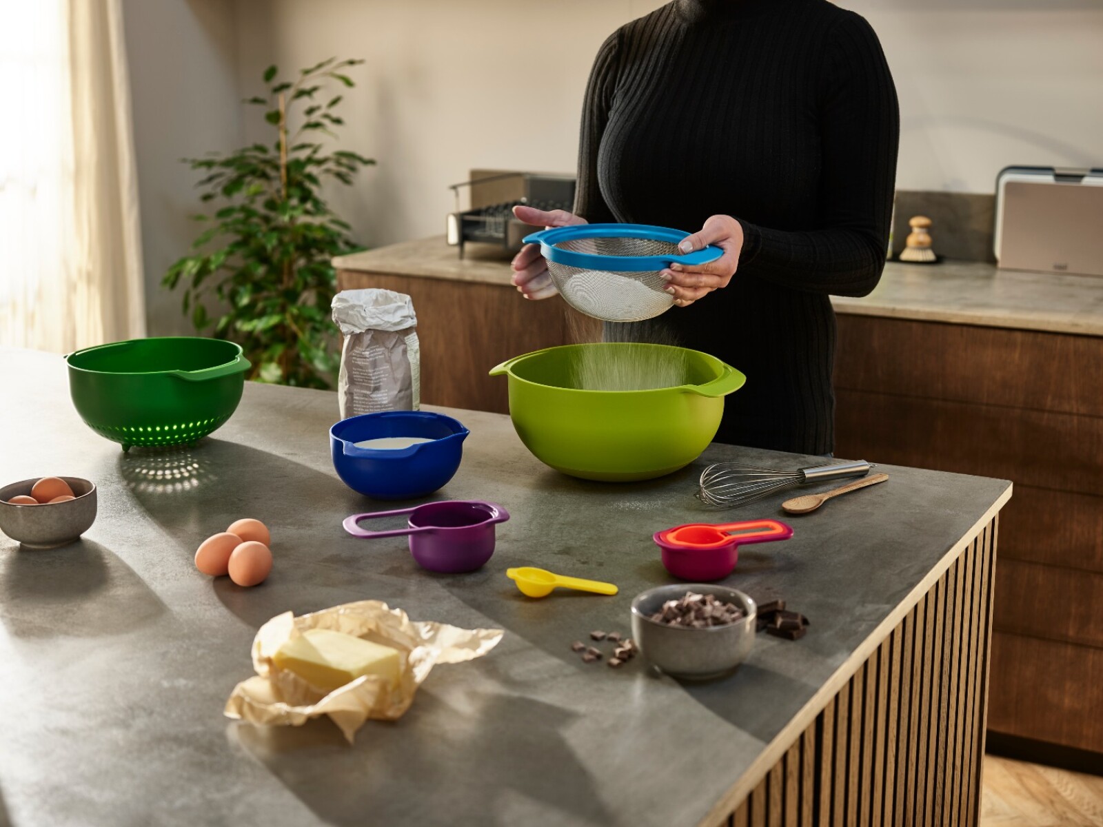 Set de Bowls y Medidores Joseph Joseph Nest™ 9 Plus Multicolor - Preventa 