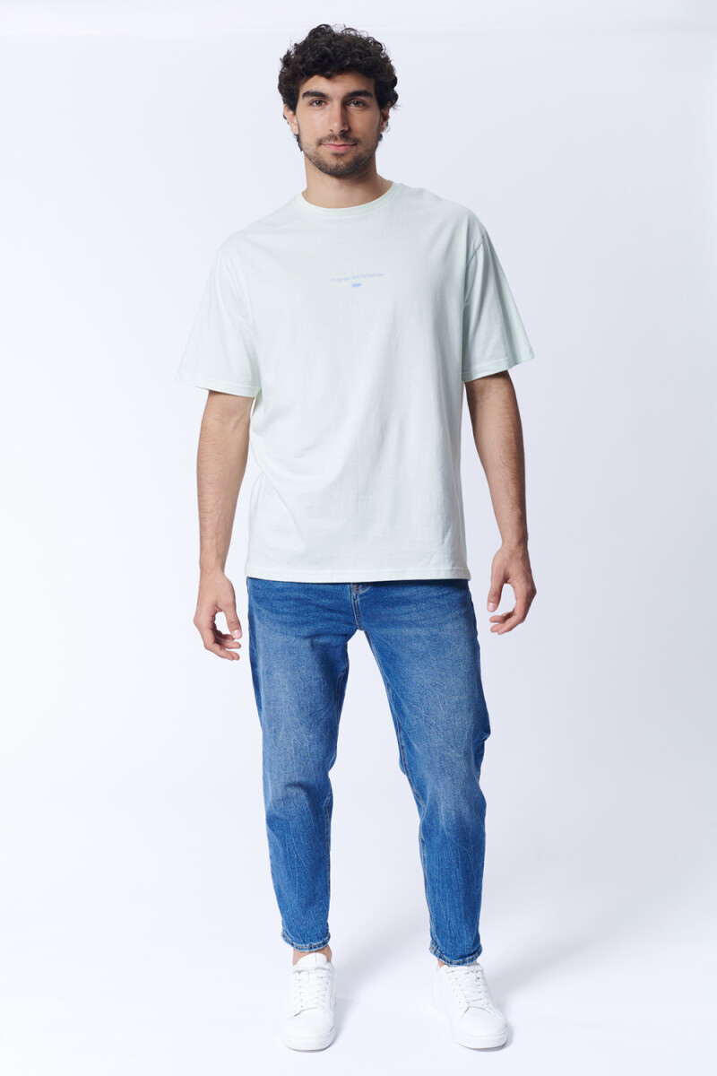 Pantalón de jean slim taper - Azul Medio 