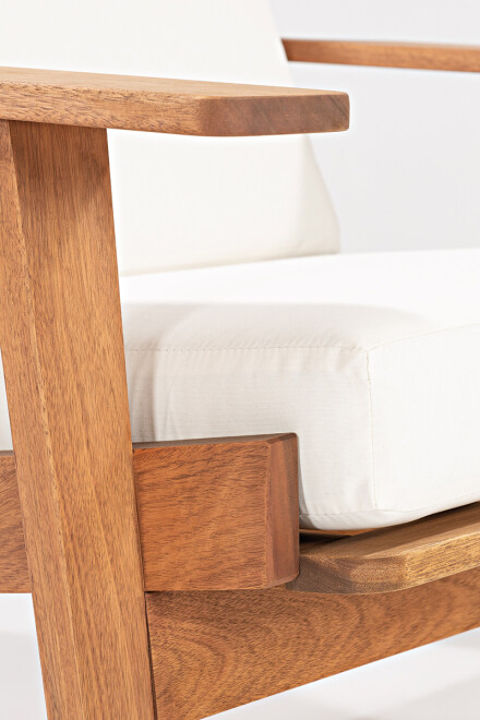 LOTUS SOFA SOFA LOTUS 3 LUGARES ACQUABLOCK CRUDO 185x87x86CM JATOBA