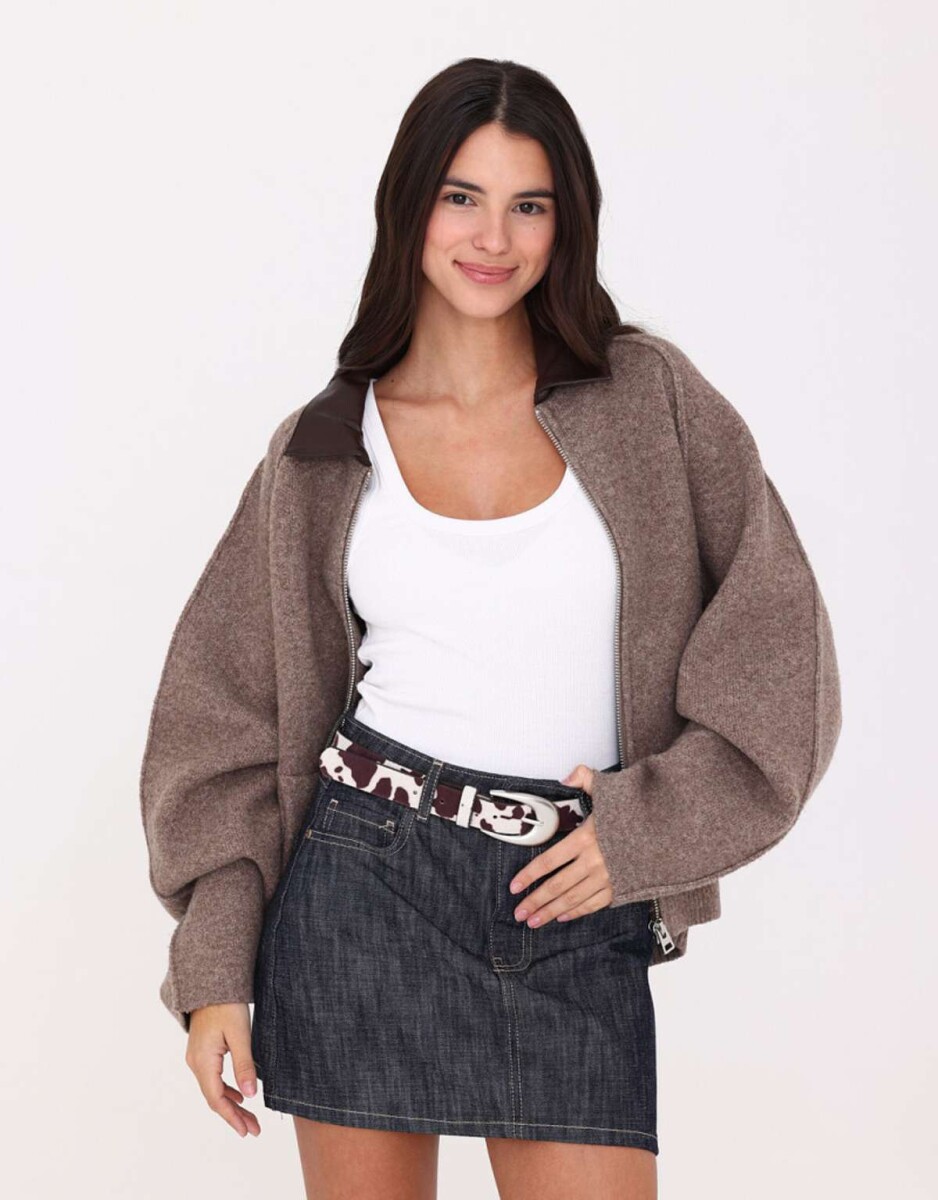 Cinturón Animal Print Cow - Estampado Animal Print 