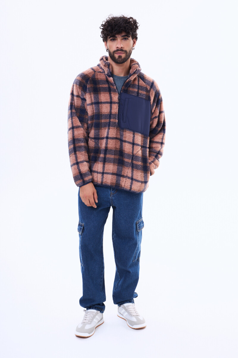 Campera de sherpa Conil Marrón