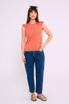 Blusa con calado Terracota