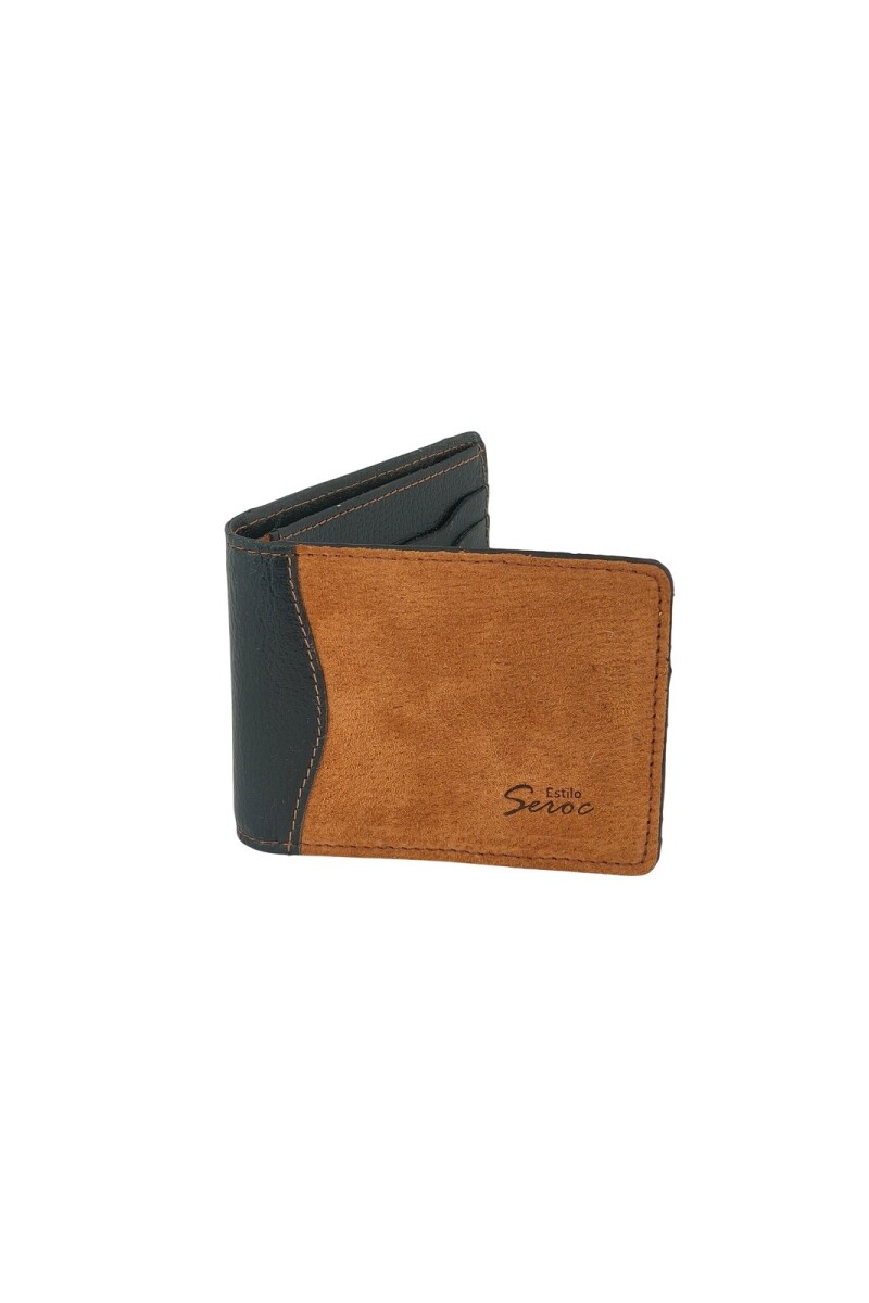 Billetera de hombre al corte clasica Marron
