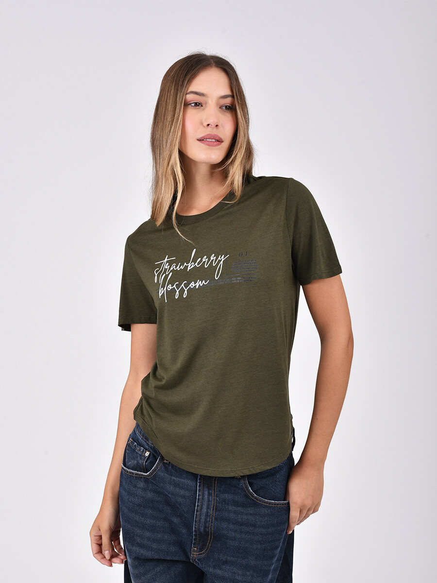 REMERA SEVILLA - VERDE OSCURO 