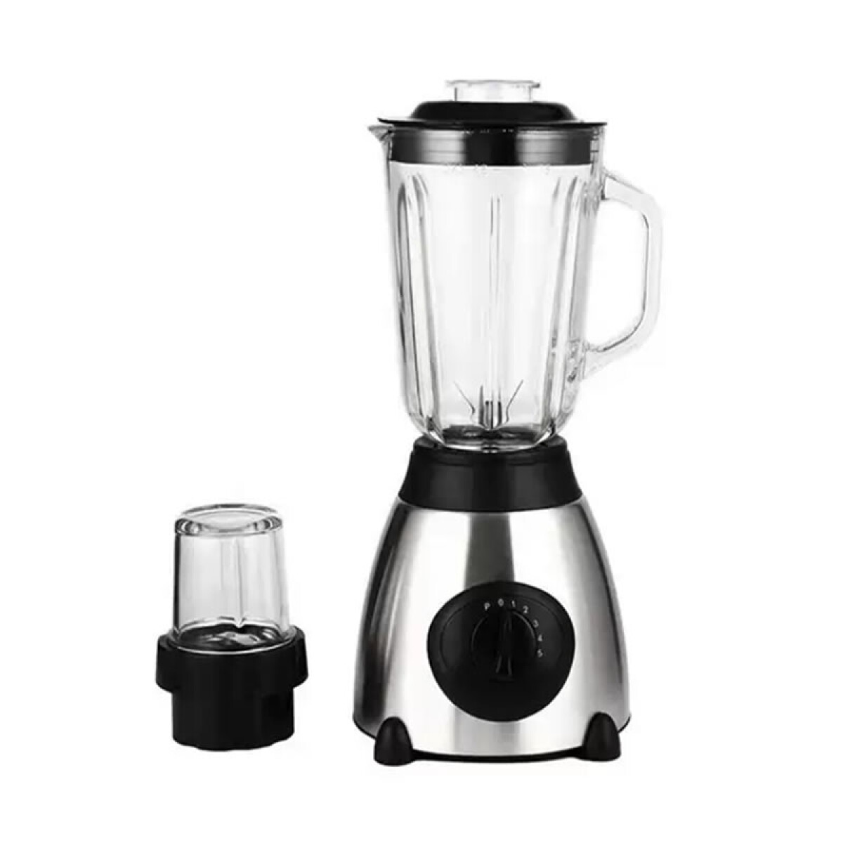 Licuadora con Vaso de Vidrio y Accesorio Picador 