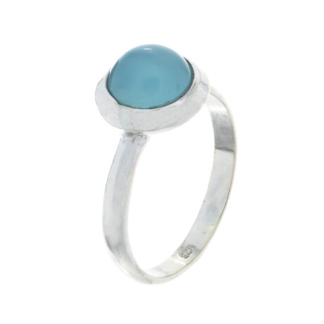 Anillo de plata 925, CALCEDONIA. Anillo de plata 925, CALCEDONIA.