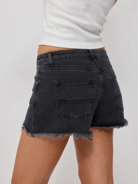 SHORT RUSTY PLUMI NEGRO