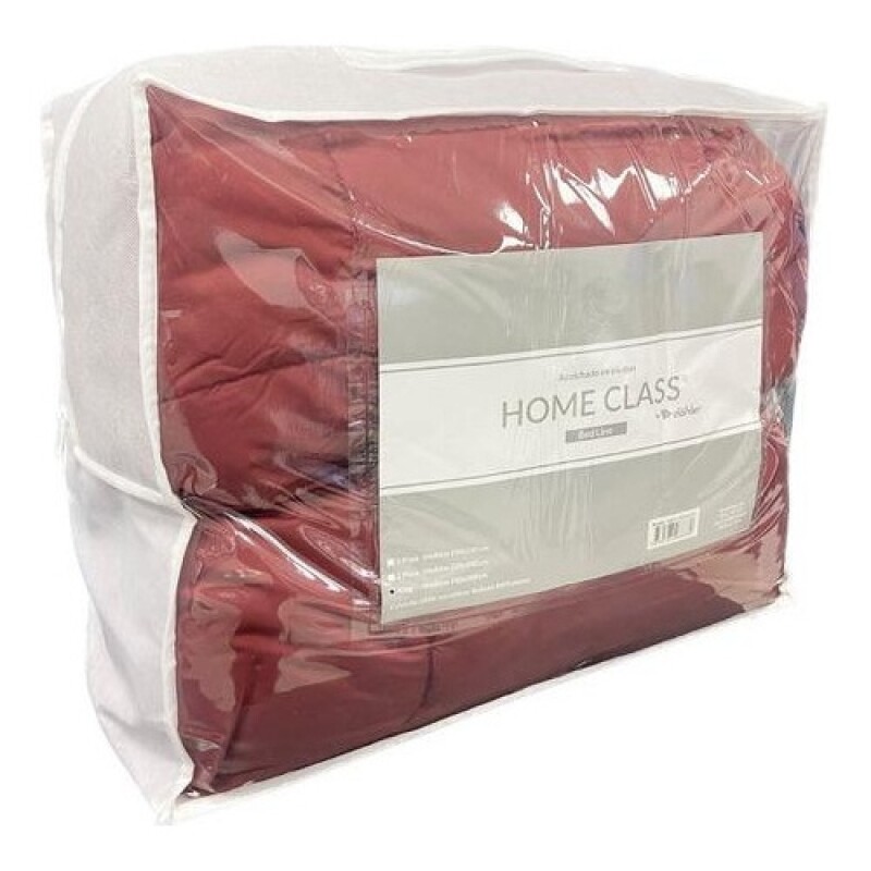 Acolchado De Plumas Home Class 2 Plazas En Microfibra Liso