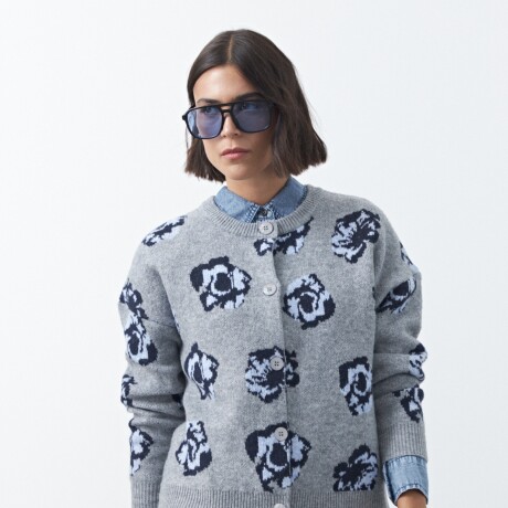 CARDIGAN COSME Gris Melange