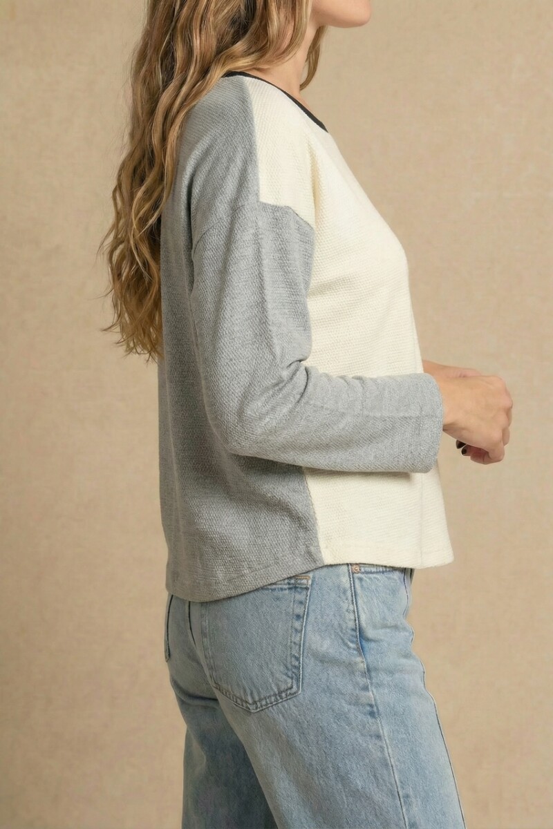 Sweater Gris Melange