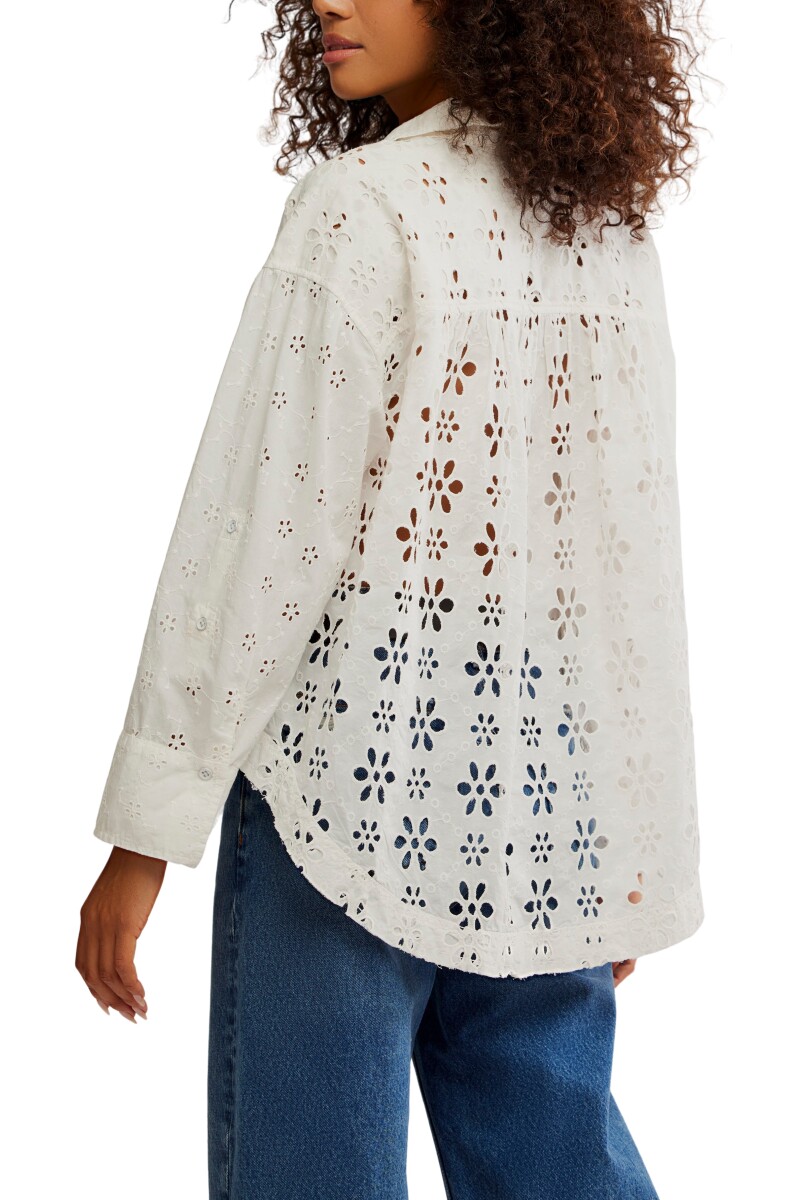 CAMISA MAE EYELET Marfil
