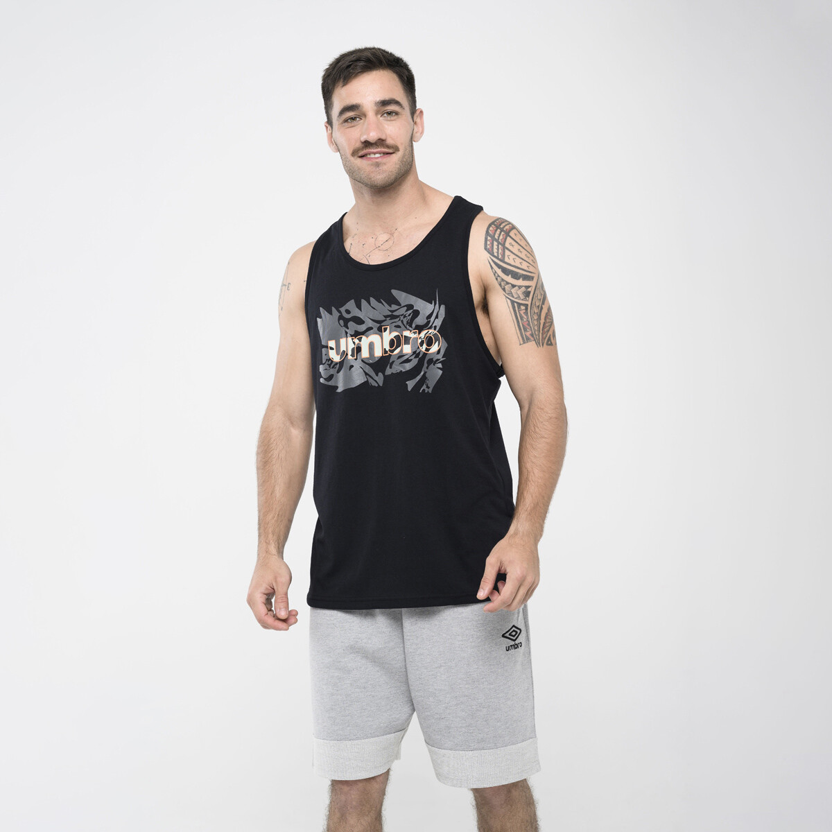 Musculosa Tank Umbro Hombre - Neg 