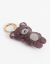 Llavero Strass Llavero Oso Con Strass - Violeta Lila