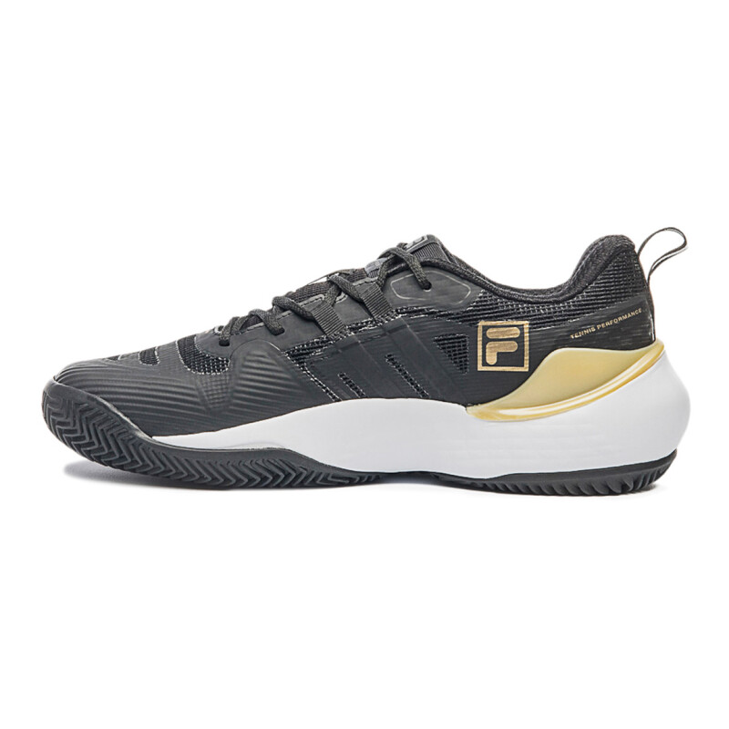 Fila Champion Tenis Winner Clay Hombre - Hombre - Negro/dorado Negro-dorado