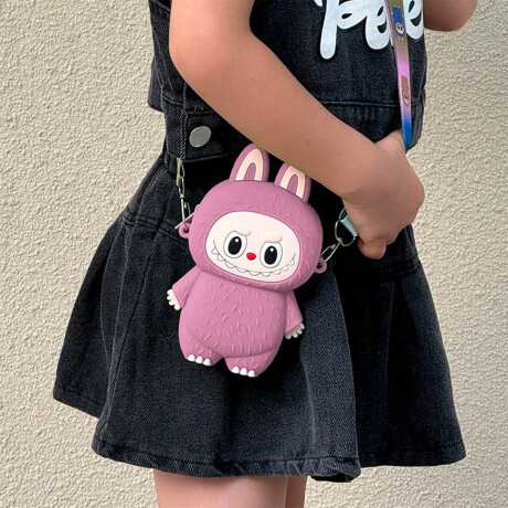 Labubu Muñeca Morral Goma Infantil C/ Correa Labubu Muñeca Morral Goma Infantil C/ Correa