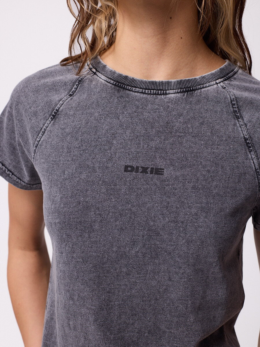 T-SHIRT SAIANA DIXIE Gris Oscuro