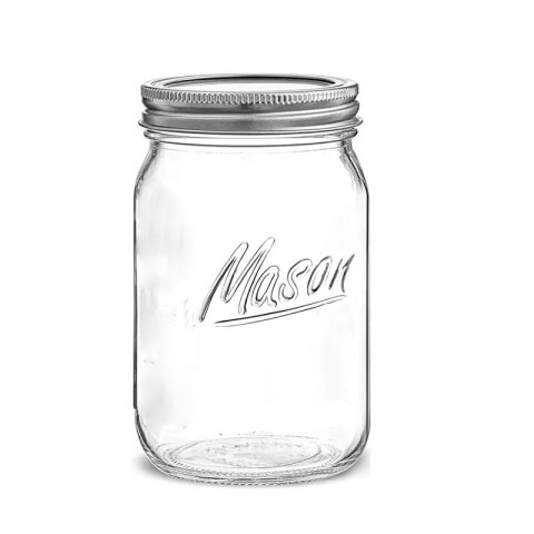 Frasco vidrio Mason hermético 9*16.5 cm Frasco Vidrio Mason Hermético 9*16.5 Cm