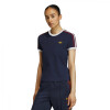 Remera Adidas 3S TEE SLIM Mujer KE9379 Indigo-rojo