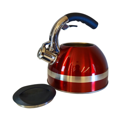 Caldera en acero inox. 3.0 LT Alta Calidad Roja Rojo
