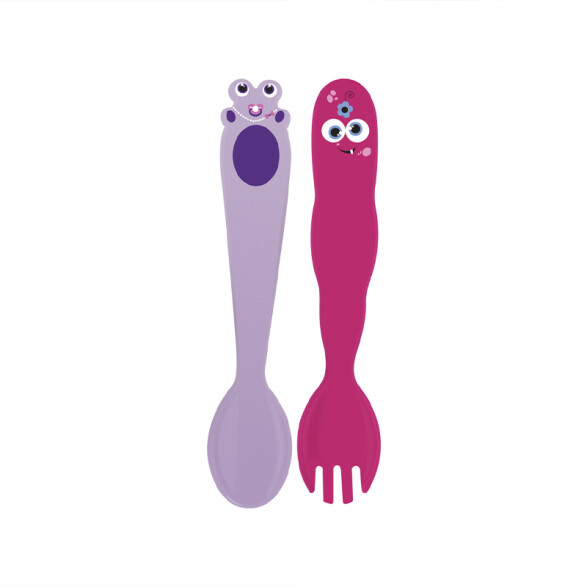 Juego de cubiertos para niña, modelo MONSTERKIDS, 2 piezas -TRAMONTINA TR5156