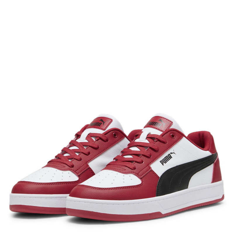 Championes de Hombre Puma Caven 2.0 Blanco - Rojo - Negro