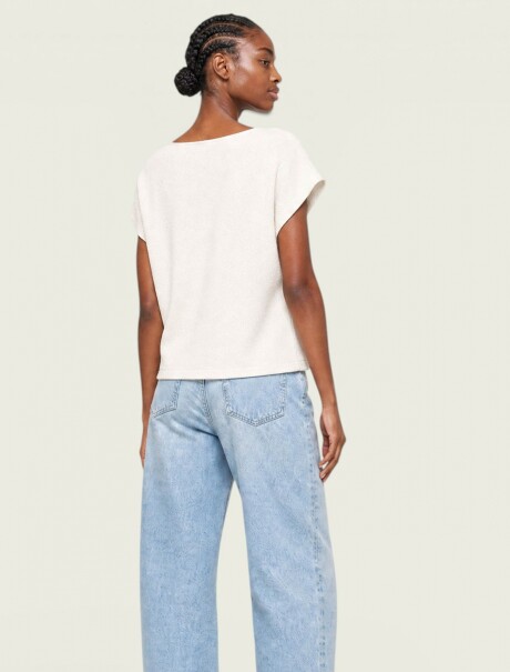 BLUSA LIGERA DE MANGA CORTA BLANCO
