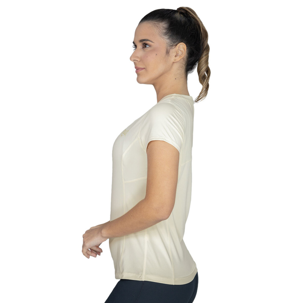 TSHIRT FEM POLY/SPX EVERLAST IMPACT - BEIGE 