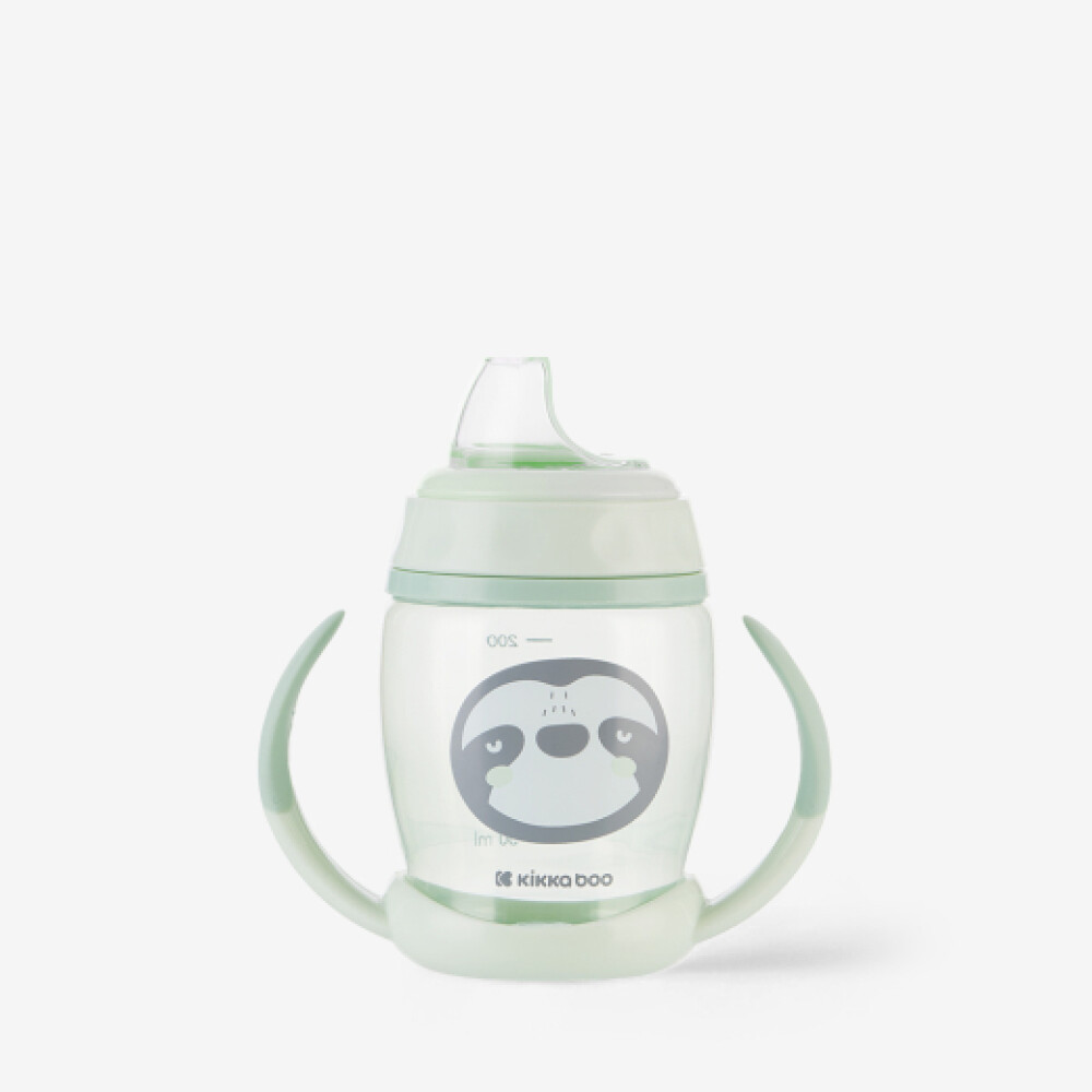 Vaso HAPPY FACE KIKKABOO verde agua