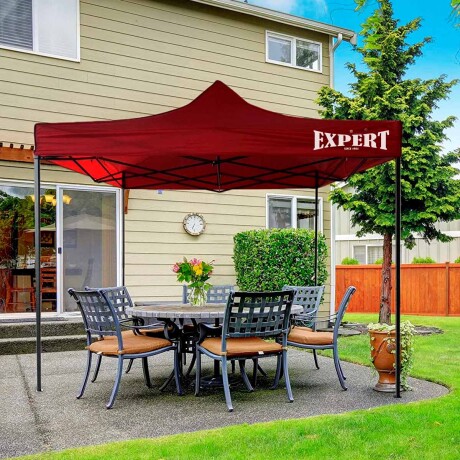 Gazebo Impermeable Expert 3mx3m Reforzado Carpa Toldo Bordo