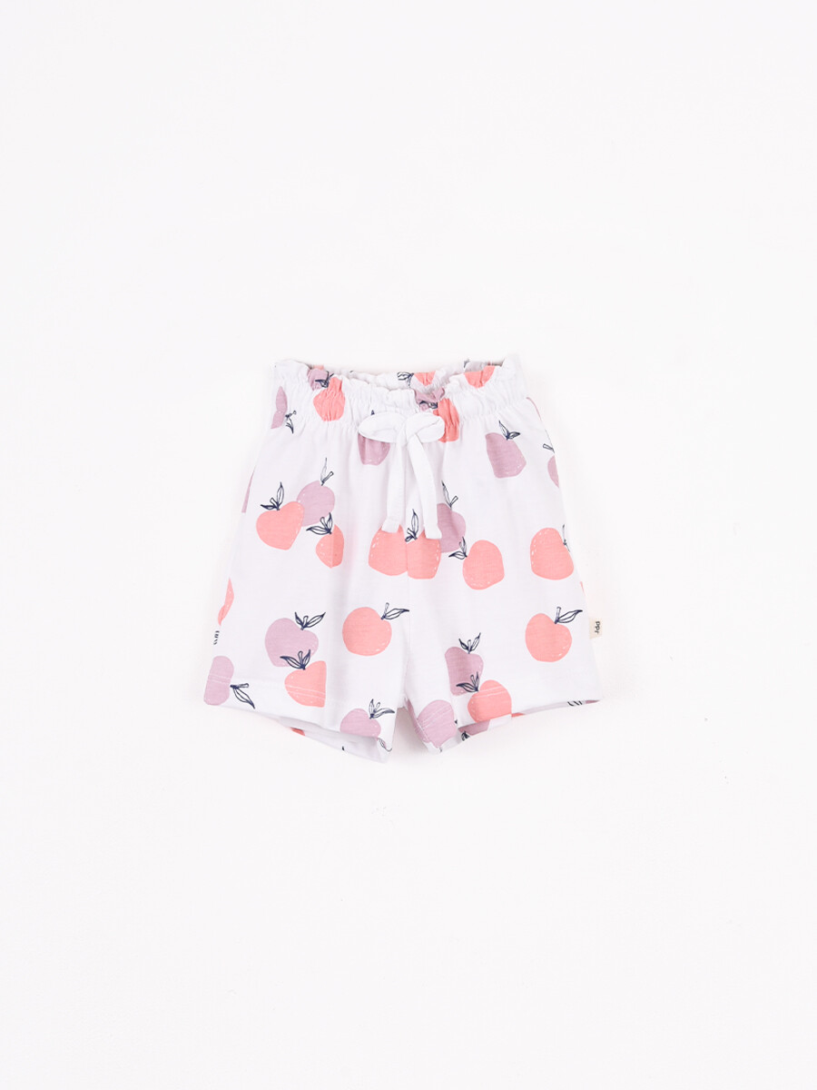 SHORT ESTAMPADO TIRSA - BLANCO 