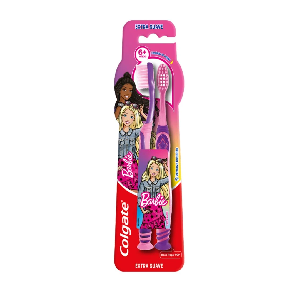 COLGATE SMILES BARBIE CEPILLO 6A X2 R285