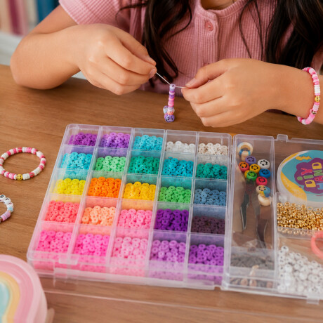 Set de mostacillas madera con tijera y tanza - Letras y más accesorios Sc