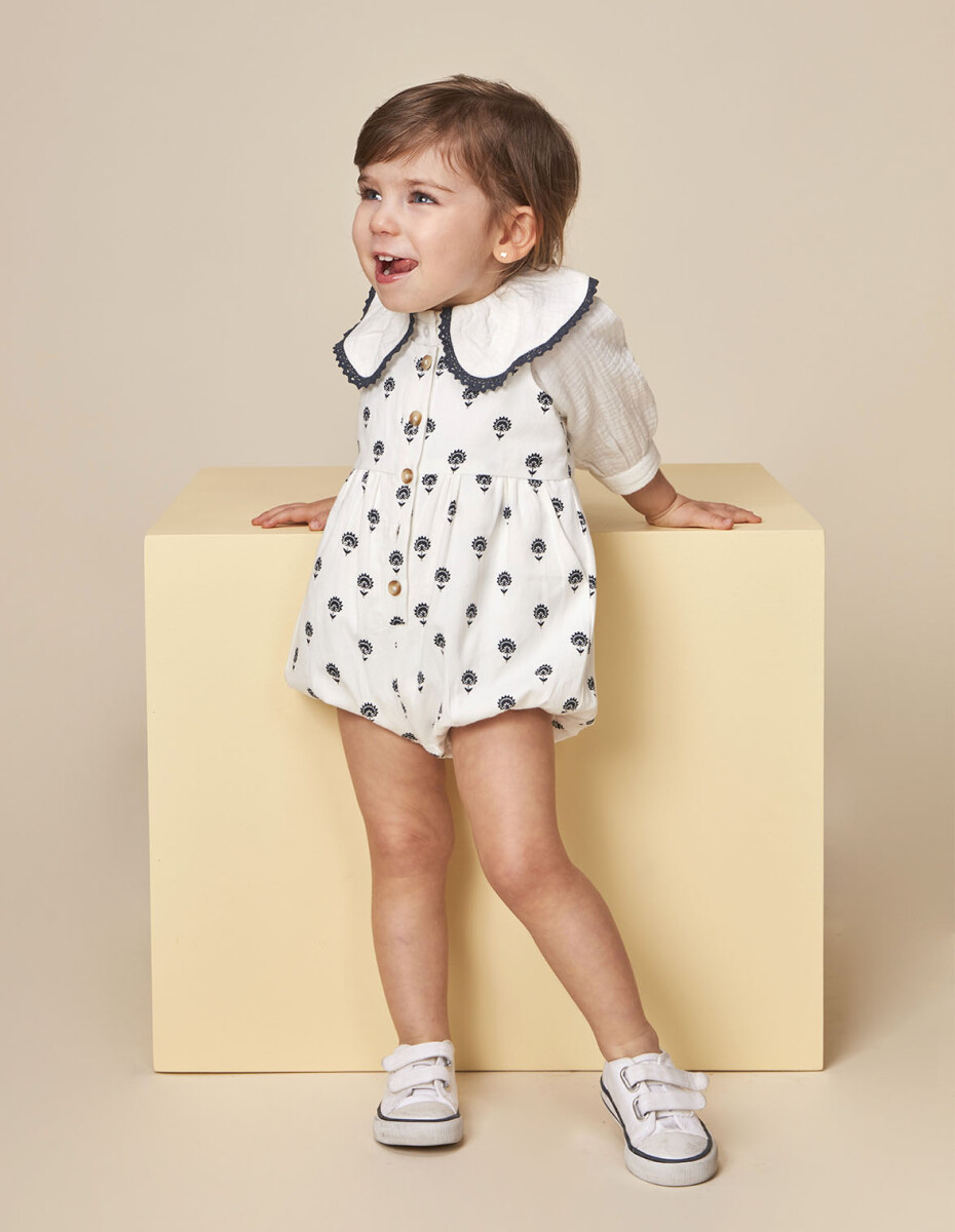 Peto Estampado - Blanco 