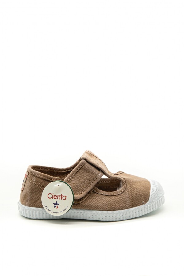 Pepito puntera velcro enzimático Beige