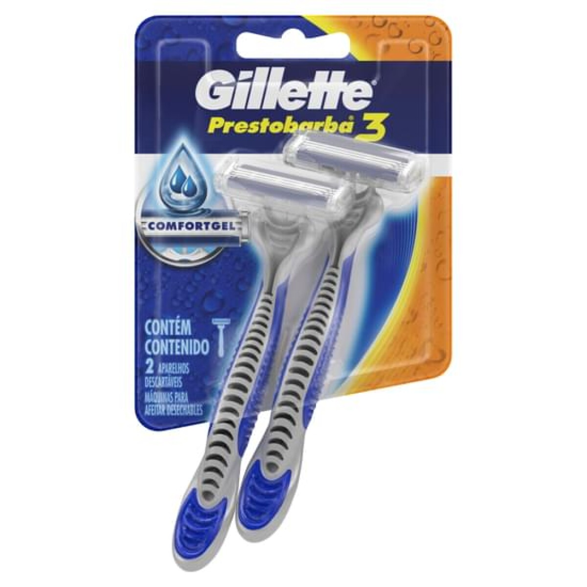 Afeitadora Desechable Gillette Prestobarba 3 Hombre 2 Unidades 