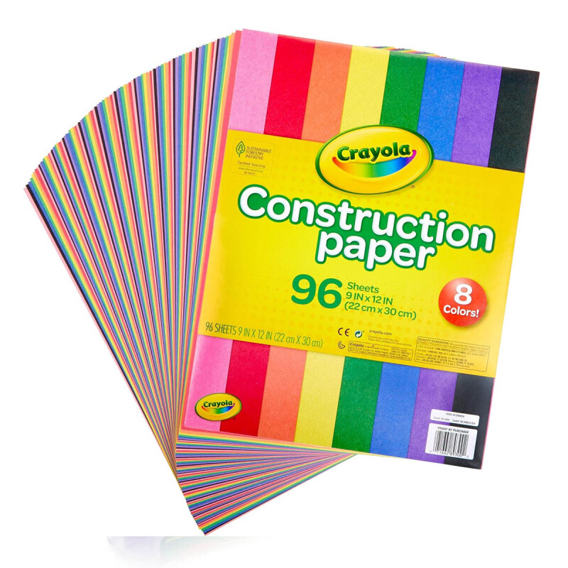 Papel de Construcción 96 unidades Crayola Papel de Construcción 96 unidades Crayola