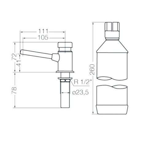 Dosificador De Jabon Fv 000