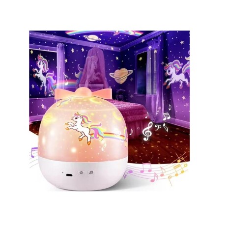 Proyector Infantil con Altavoz con Bluetooth BLANCO