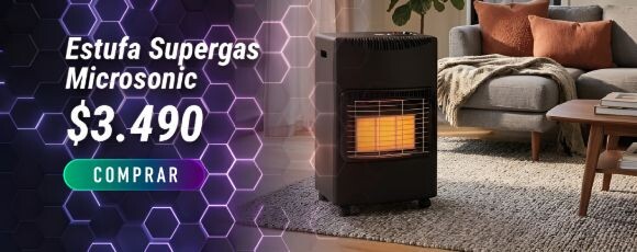 Estufa Supergas Microsonic