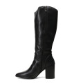 Botas de Mujer Bottero Caña Alta Negro