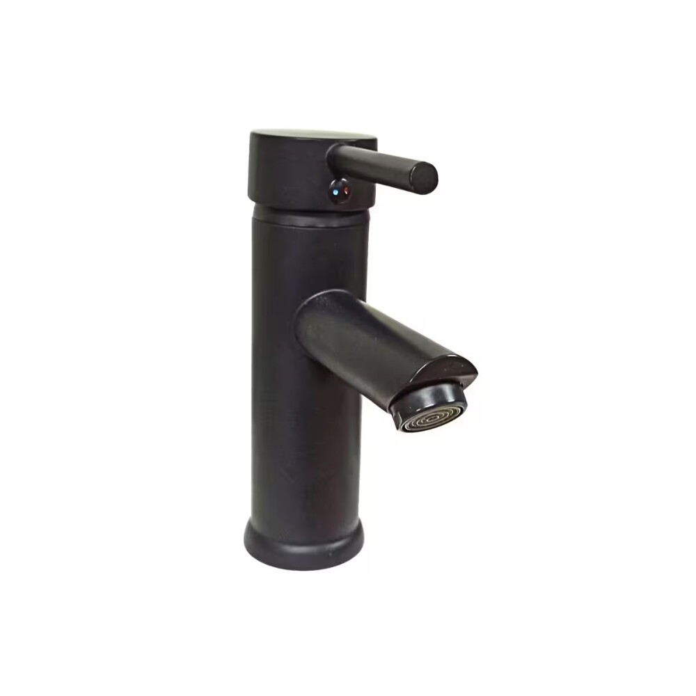 Grifería de lavatorio Monocomando de mesada Milano Negro Mate Grifería De Lavatorio Monocomando De Mesada Milano Negro Mate