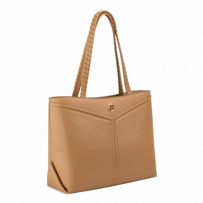 Tote Handbag Erina 3 Comp Tote Dark Camel