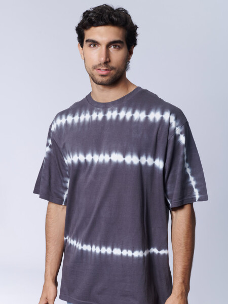 Remera tie dye Gris Oscuro