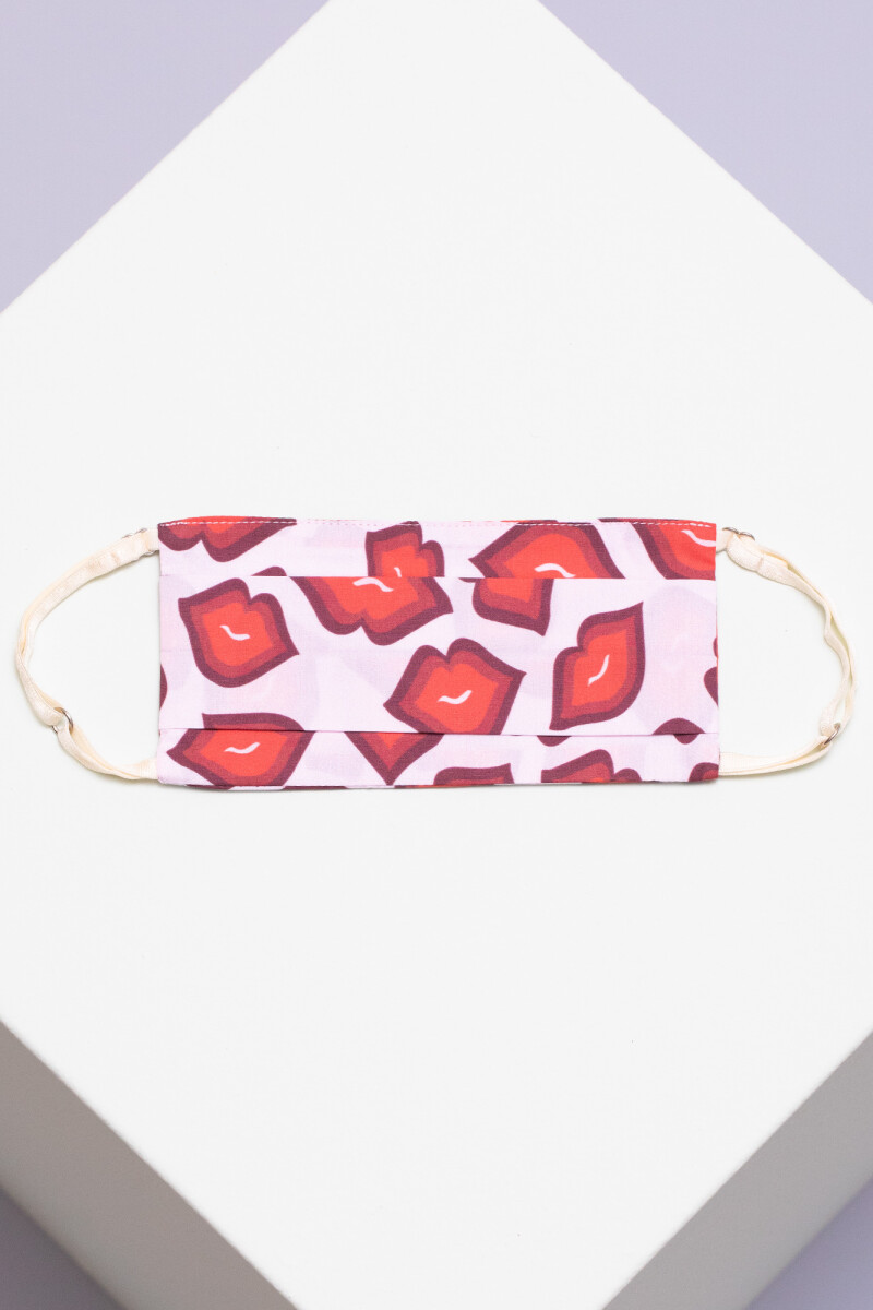 LOVE MASK BIG LIPS Rosa