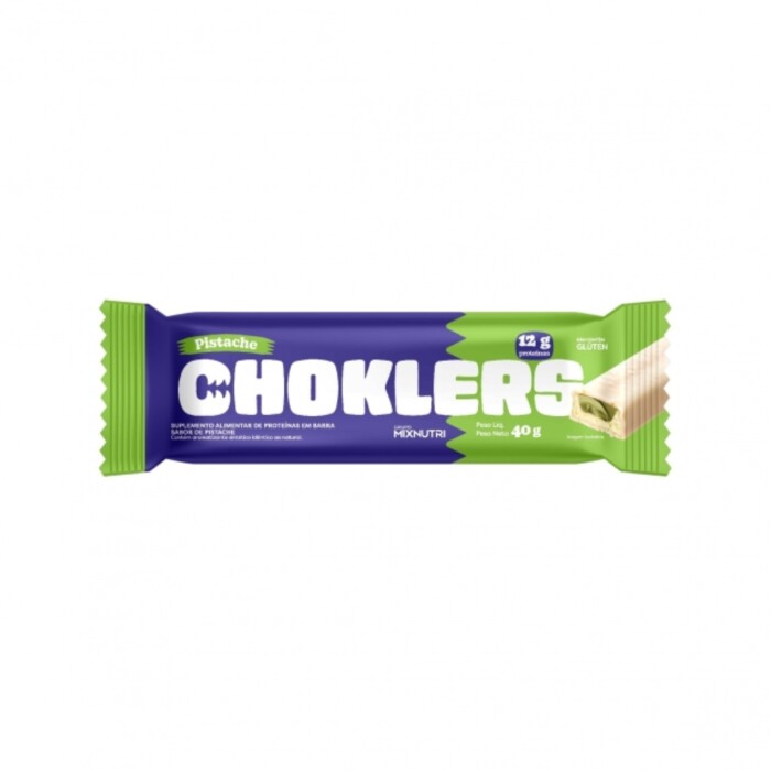 CHOKLERS BARRA CHOCOLATE PISTACHO 40 GR. única